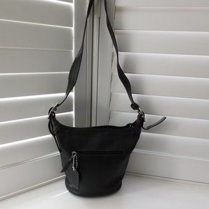 Coach Leather Bucket Handbag Black #F13353